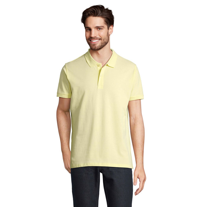 PLANET MEN polo 170g S03566-LY - Jasno Zolty