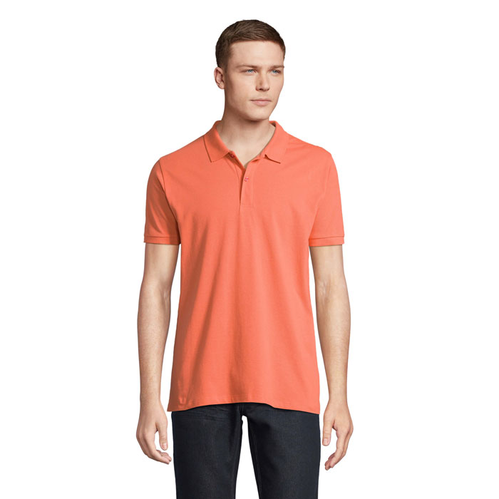 PLANET MEN polo 170g S03566-PO - Pop Orange