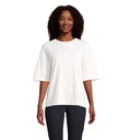 BOXY WOMEN T-SHIRT OVERSIZE S03807-WW - Off-White