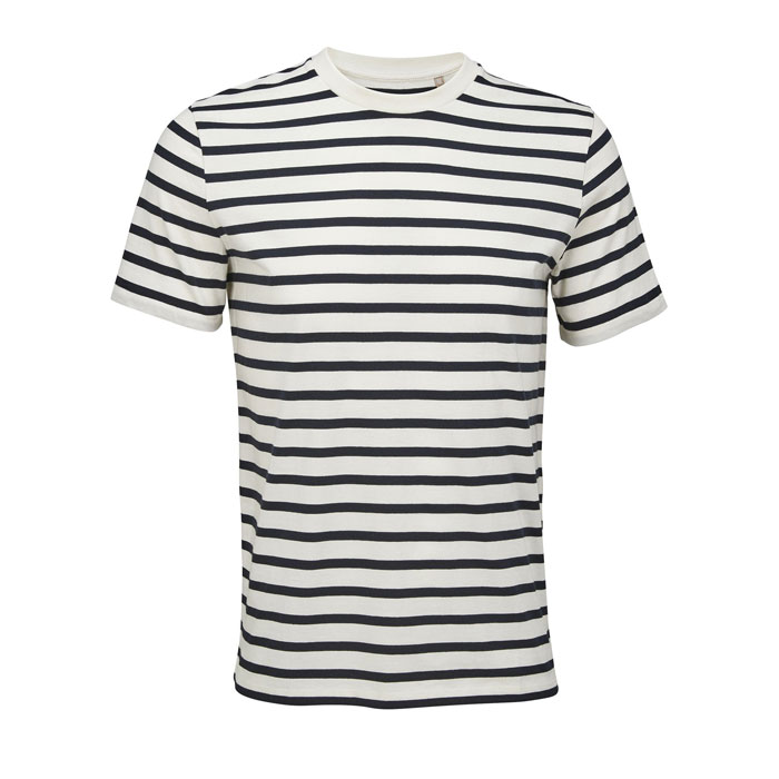 LEGEND T-Shirt Organic 175g S03981-AZ - Off White| Navy