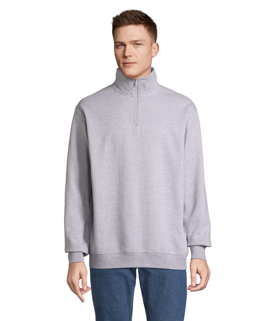 Bluza z kolnierzem CONRAD S04234-GY - Szary Melanz 2