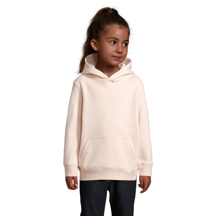 CONDOR KIDS Bluza z kapturem S04238-CP - Kremowy Roz