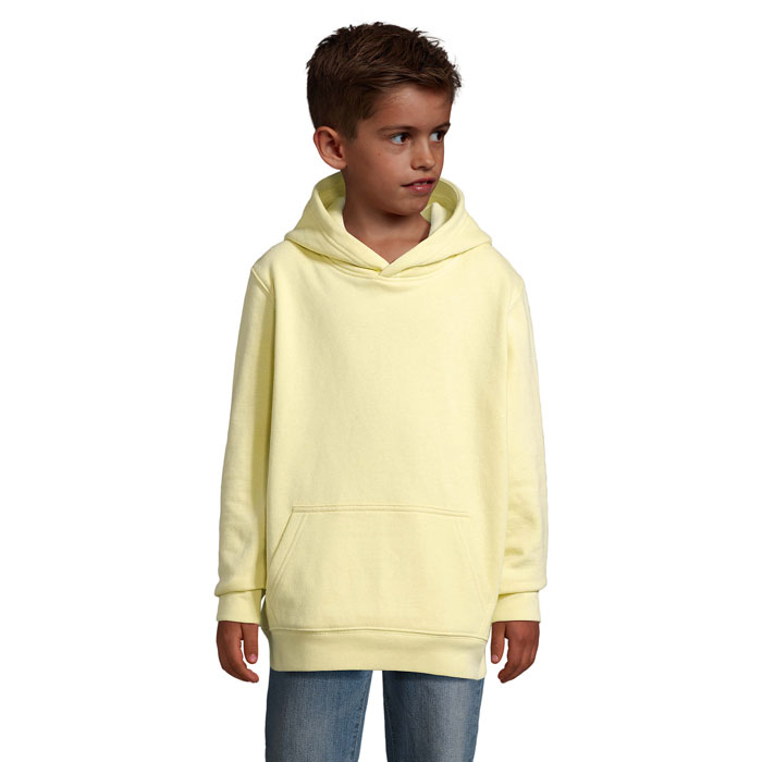 CONDOR KIDS Bluza z kapturem S04238-LY - Jasno Zolty