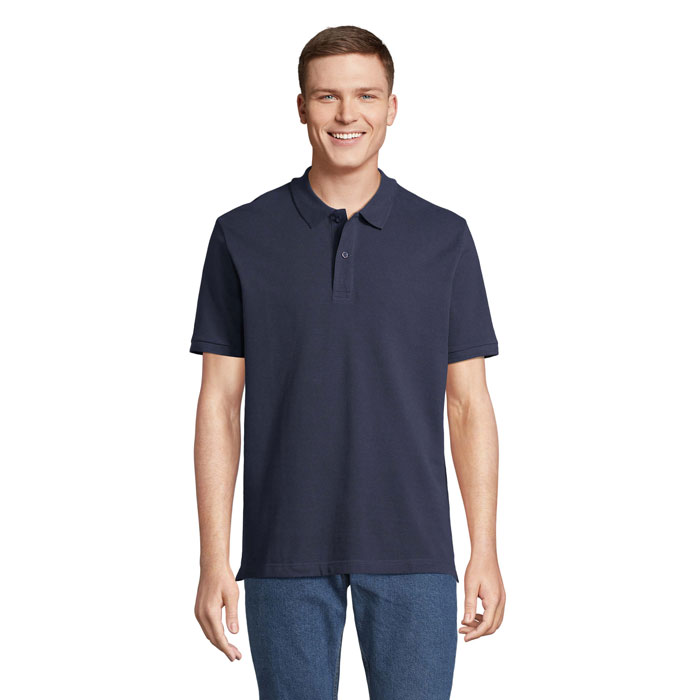 PEGASE Polo Organic 210g S04242-FN - French Navy