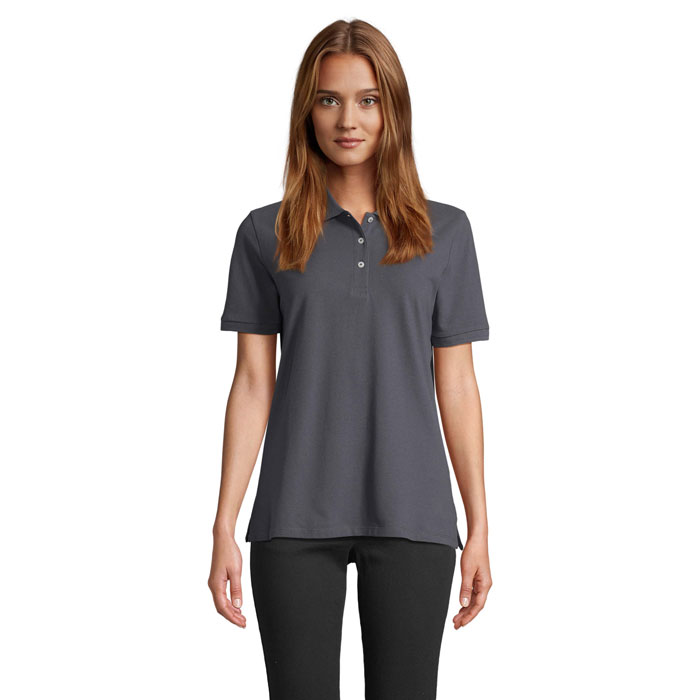 PACIFIC WOMEN POLO S04440-MU - Mysi Szary