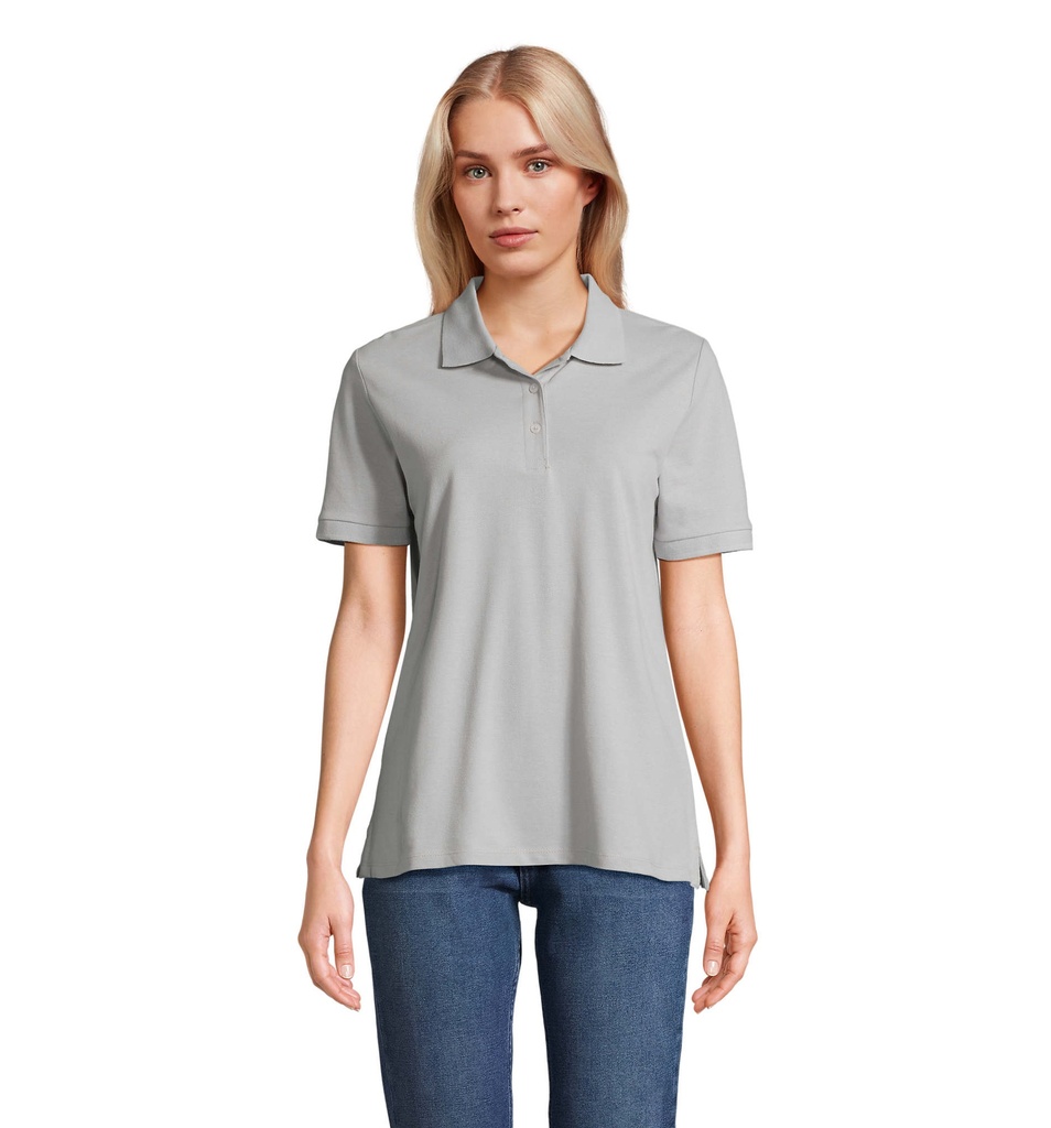 PACIFIC WOMEN POLO - Pure Grey