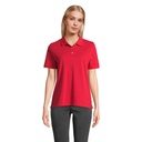PACIFIC WOMEN POLO S04440-RD - Czerwony
