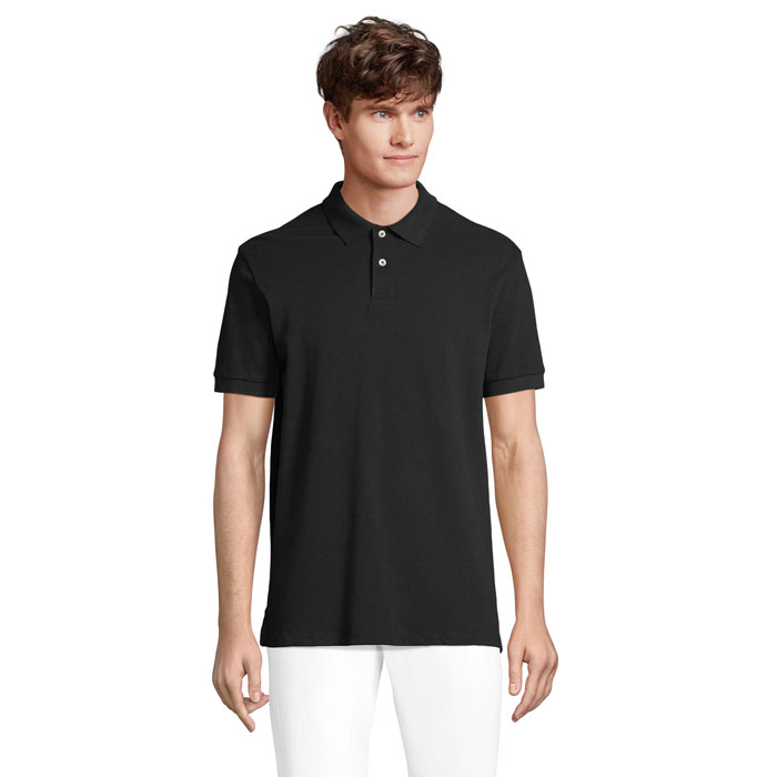 PACIFIC MEN POLO S04439-BK - Czarny