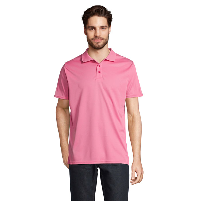 PITCHER UNISEX POLO - Ribbon Pink
