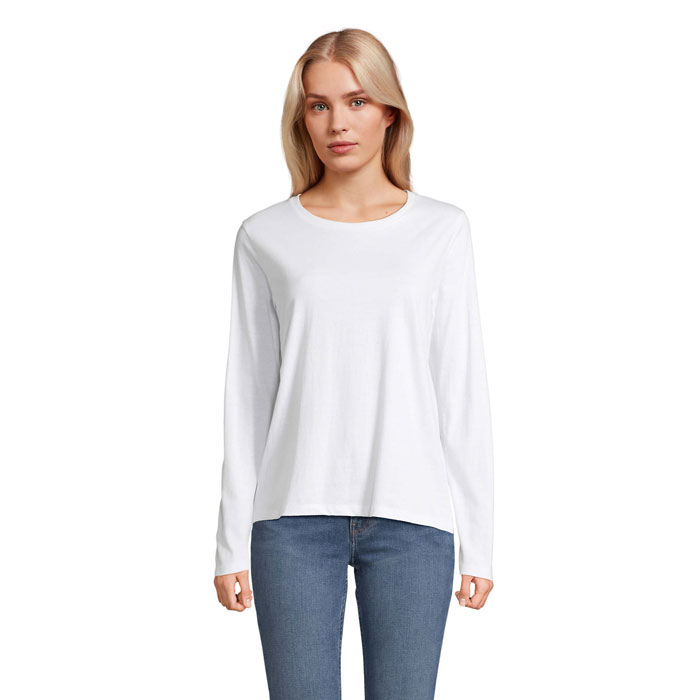 MONARCH WOMEN T-SHIRTS S04443-WH - Bialy