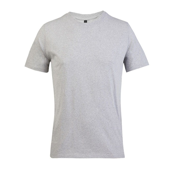 Explorer T-shirt Unisex S04461-RN - Szary Melanz Z Recyklingu