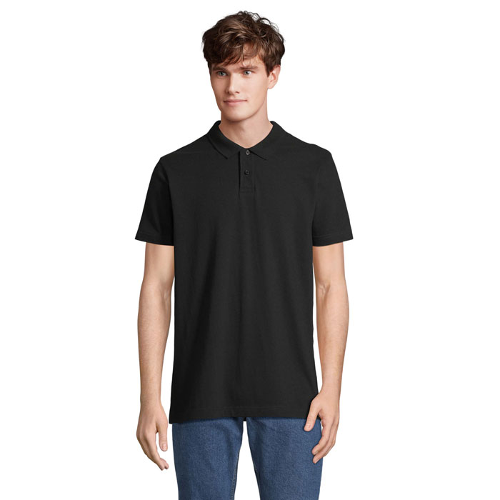 PULSE UNISEX POLO S04502-BK - Czarny