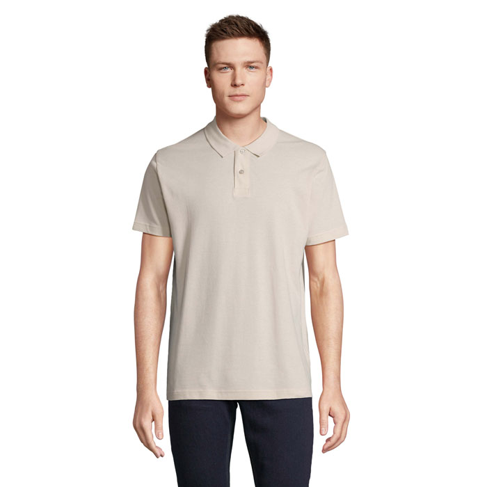 PULSE UNISEX POLO S04502-LN - Linen Twin