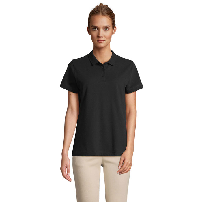 PULSE WOMEN POLO S04501-BK - Czarny