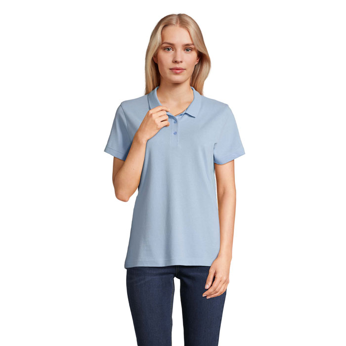 PULSE WOMEN POLO S04501-SP - Sky Blue Pique