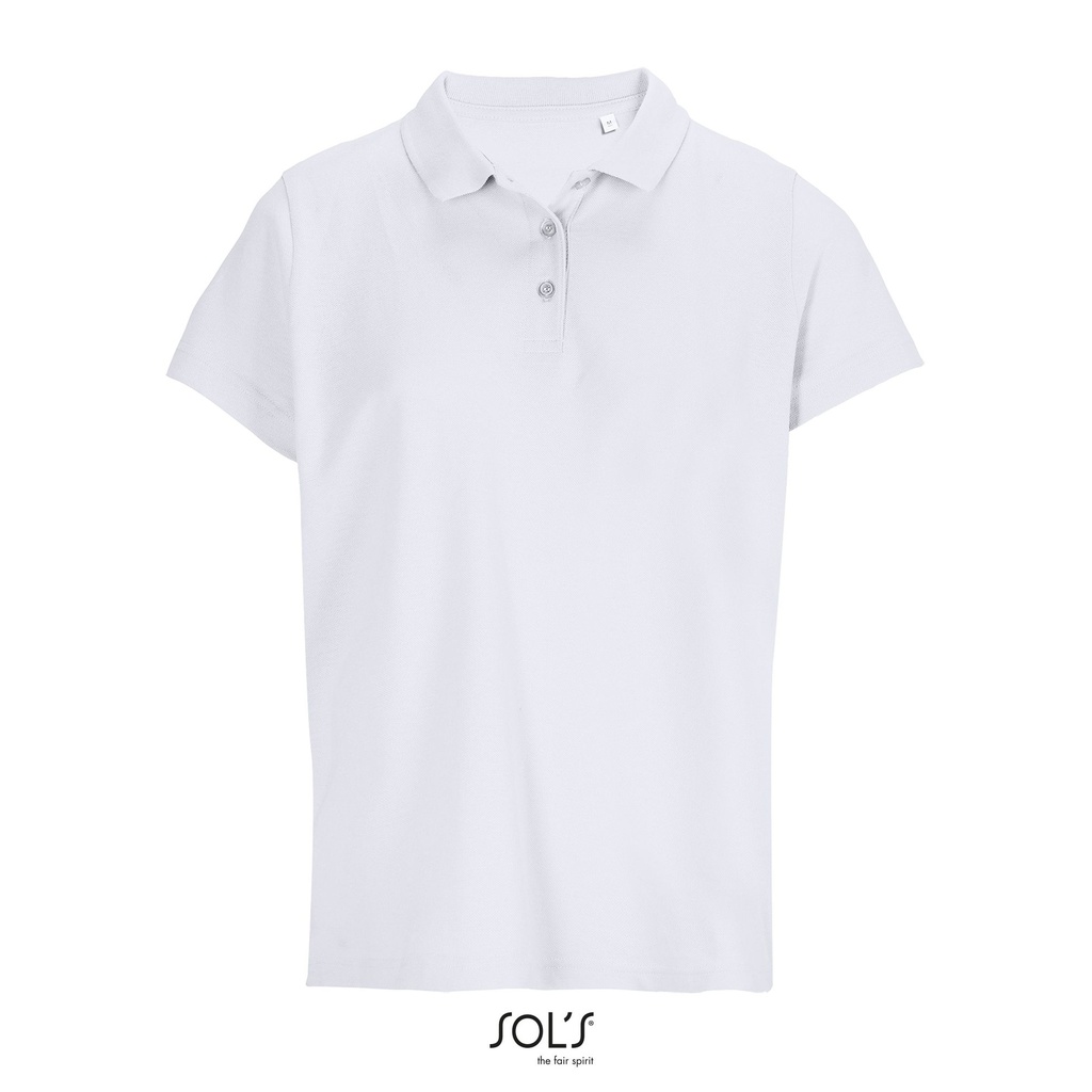 PULSE WOMEN POLO S04501-WH - Bialy