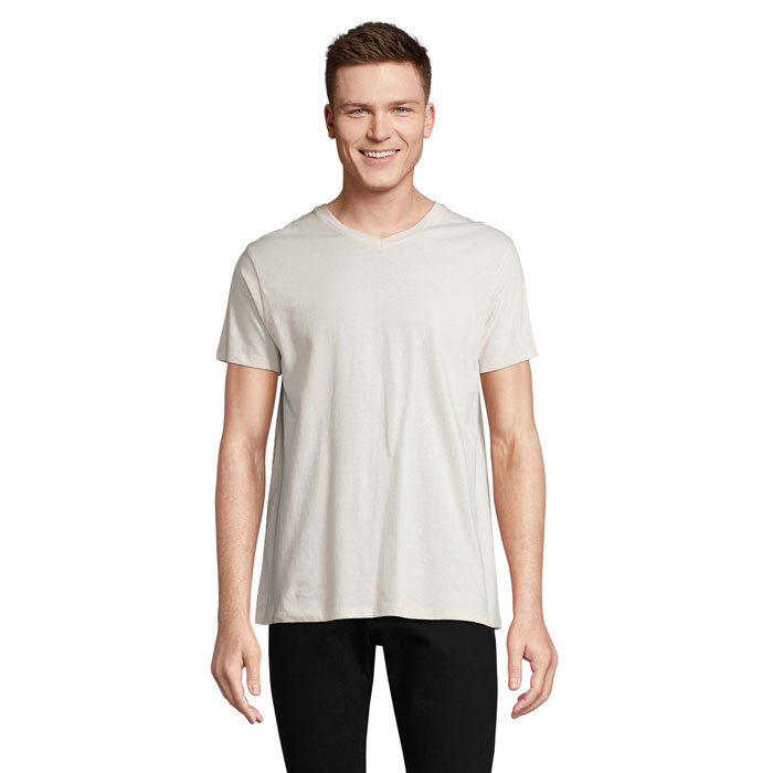 REGENT V  V-NECK T-SHIRT S04765-WW - Off-White