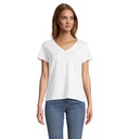 REGENT V T-SHIRT WOMEN - Bialy