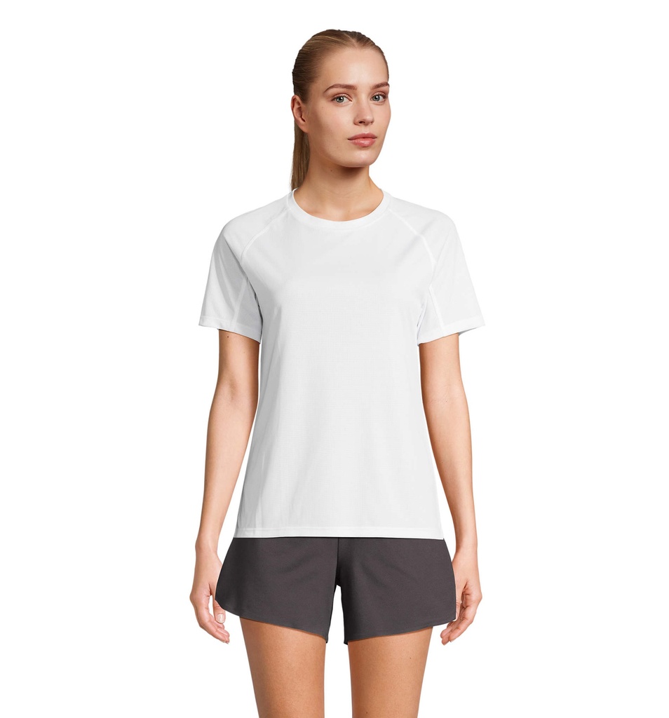 VORTEX WOMEN RAGLAN T-SHIRT S04788-WH - Bialy