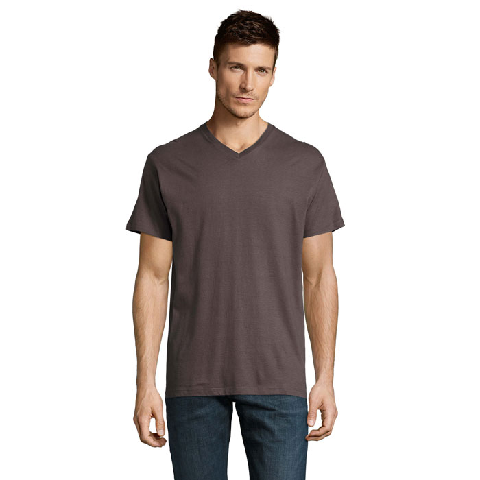 VICTORY Meski T-SHIRT 150g S11150-DG - Ciemny Szary