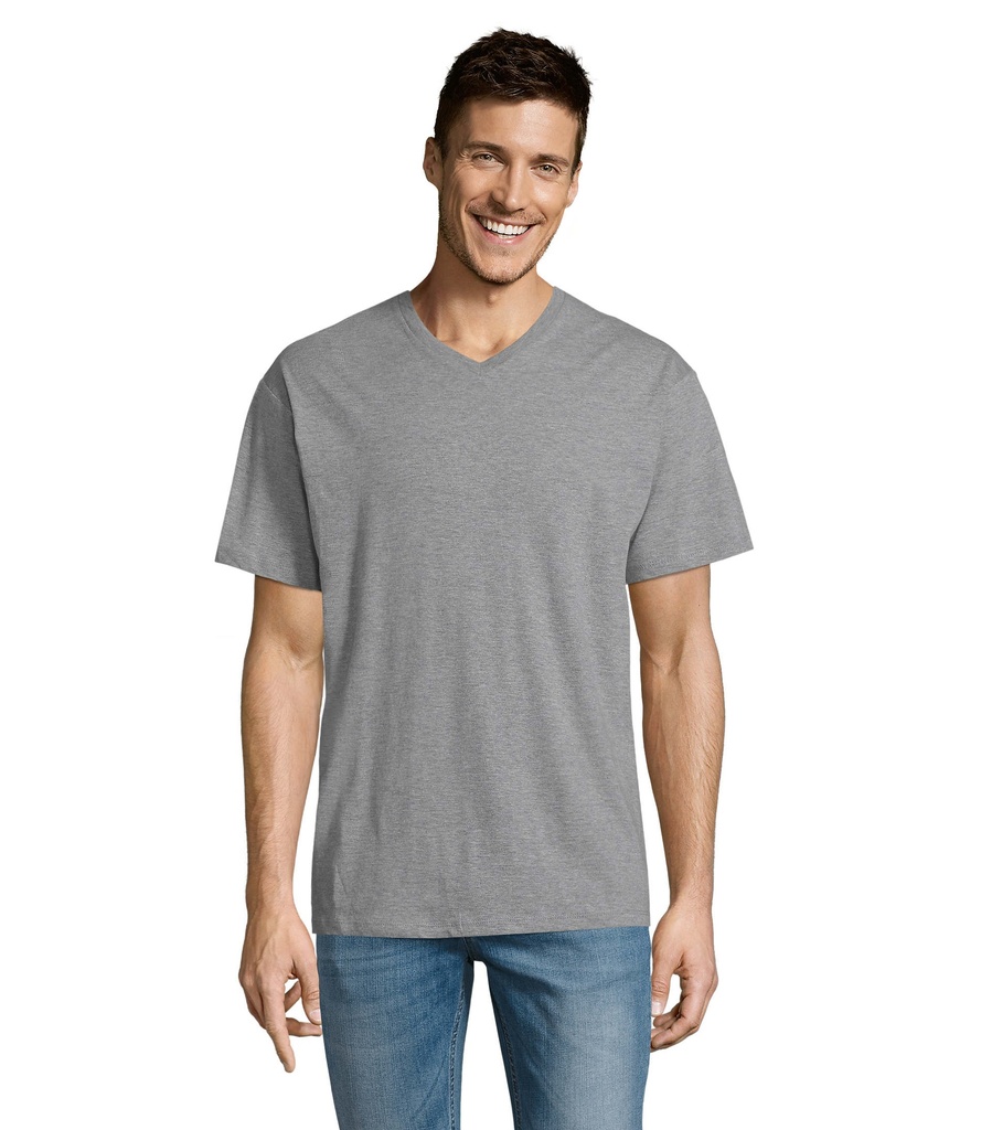 VICTORY Meski T-SHIRT 150g S11150-GM - Szary Melanz