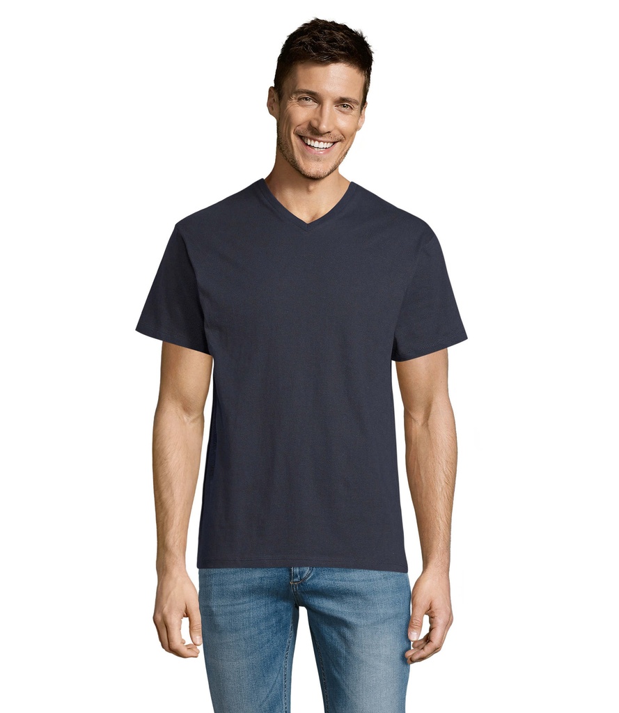 VICTORY Meski T-SHIRT 150g S11150-NY - Granatowy