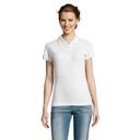PEOPLE Damskie POLO 210g S11310-WH - Bialy