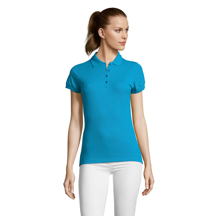 PASSION Damskie POLO 170g - Aqua