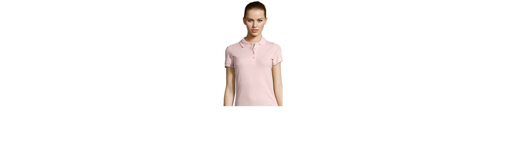 PASSION Damskie POLO 170g S11338-PK - Rozowy