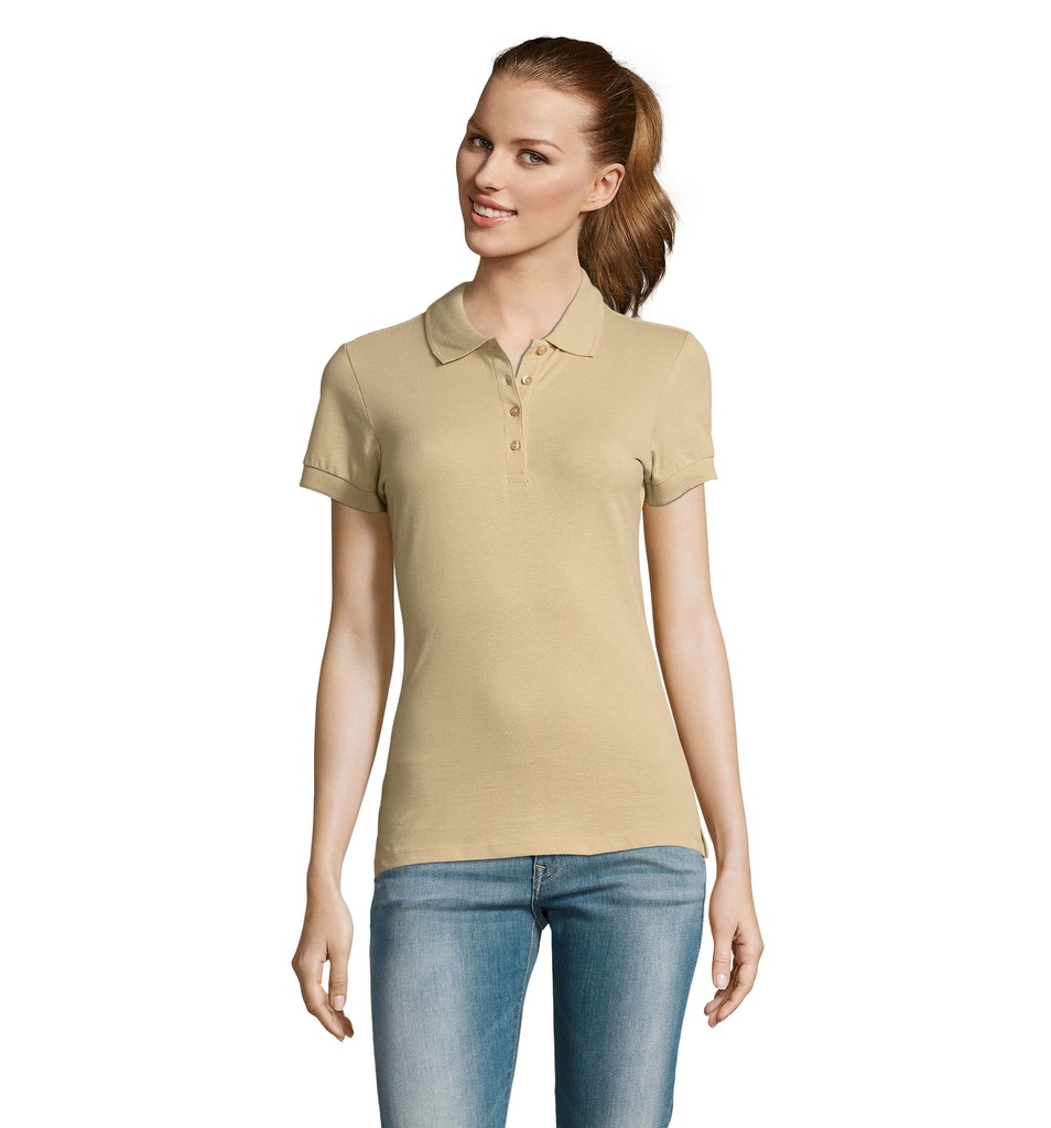 PASSION Damskie POLO 170g S11338-SA - Sand