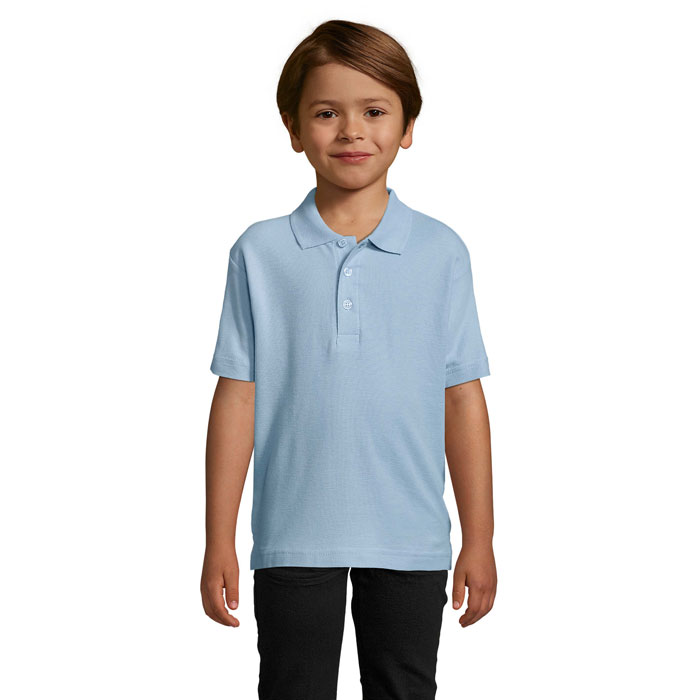 SUMMER II KIDS Polo 170g S11344-SP - Sky Blue Pique