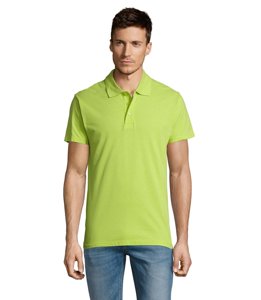 SUMMER II MEN polo 170g S11342-AG - Apple Green