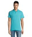 SUMMER II MEN polo 170g S11342-AL - Niebieski Atol
