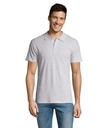 SUMMER II MEN polo 170g S11342-AS - Popiol