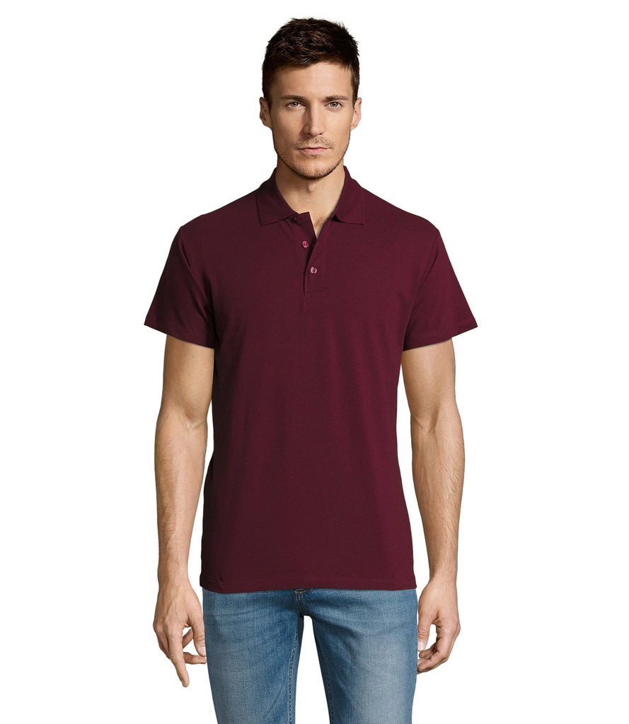 SUMMER II MEN polo 170g - Burgundy