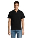 SUMMER II MEN polo 170g S11342-BK - Czarny