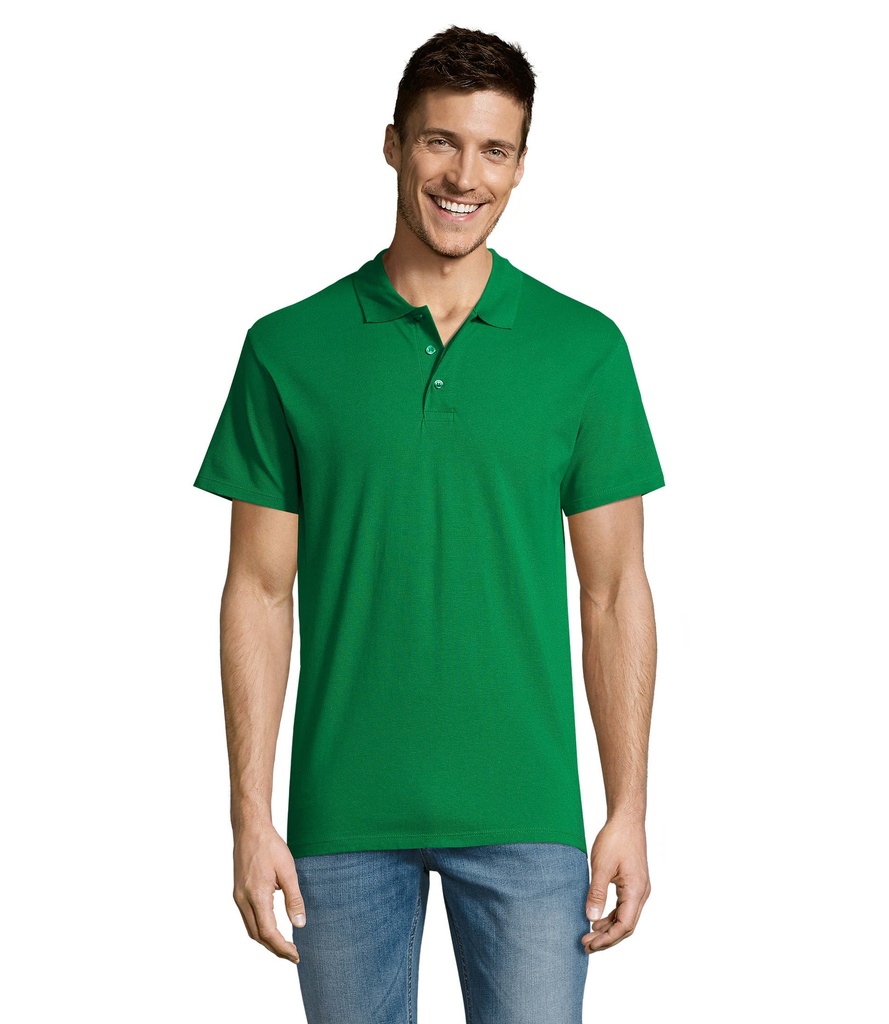 SUMMER II MEN polo 170g - Zielony