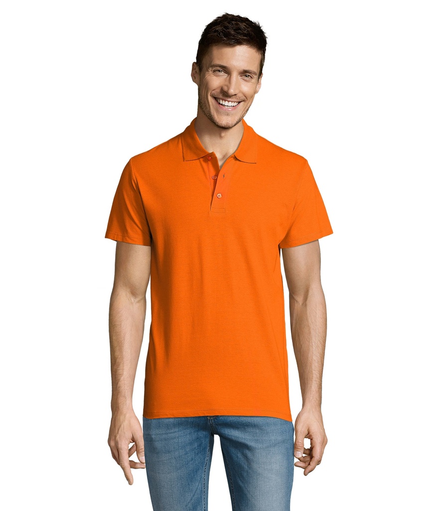 SUMMER II MEN polo 170g S11342-OR - Pomaranczowy