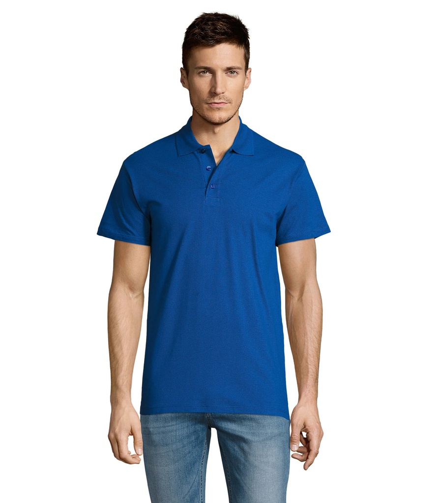 SUMMER II MEN polo 170g S11342-RB - Niebieski
