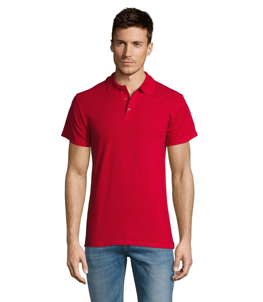 SUMMER II MEN polo 170g S11342-RD - Czerwony