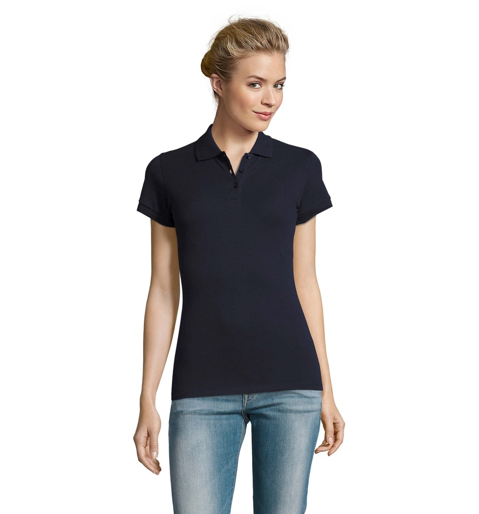 PERFECT Damskie POLO 180g S11347-FN - French Navy