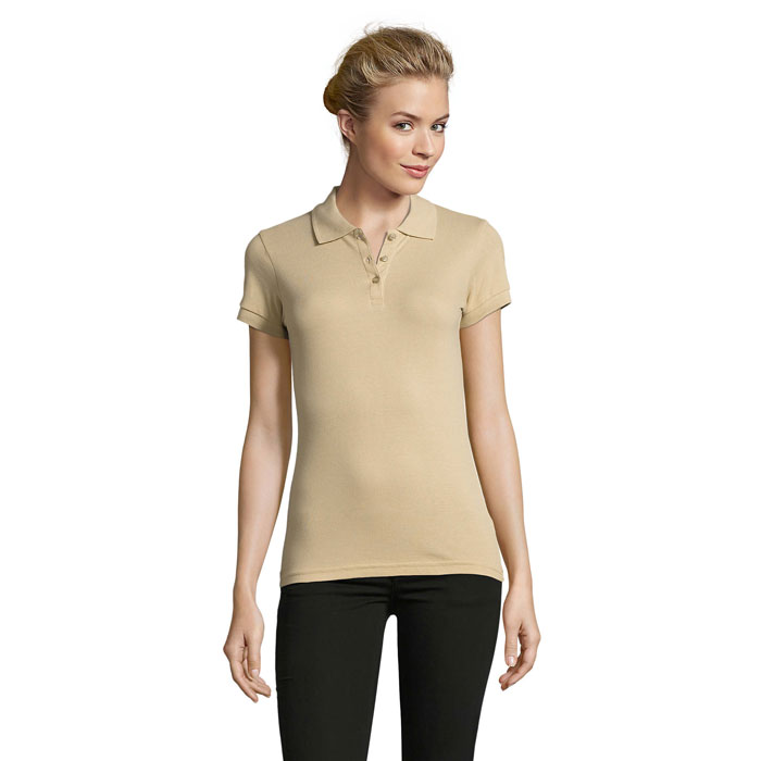 PERFECT Damskie POLO 180g S11347-SA - Sand