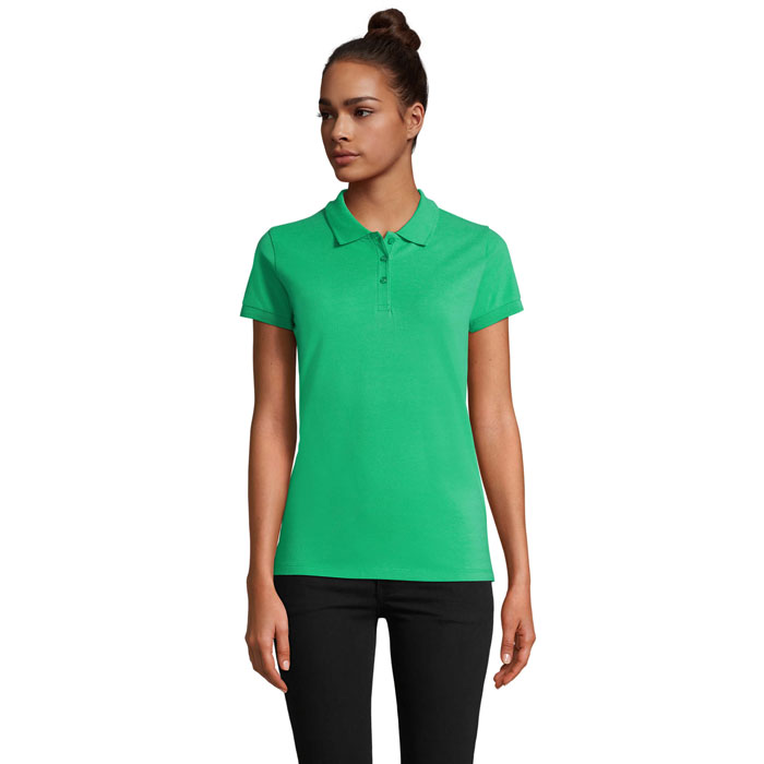PERFECT Damskie POLO 180g S11347-EO - Wiosenna Zieleń