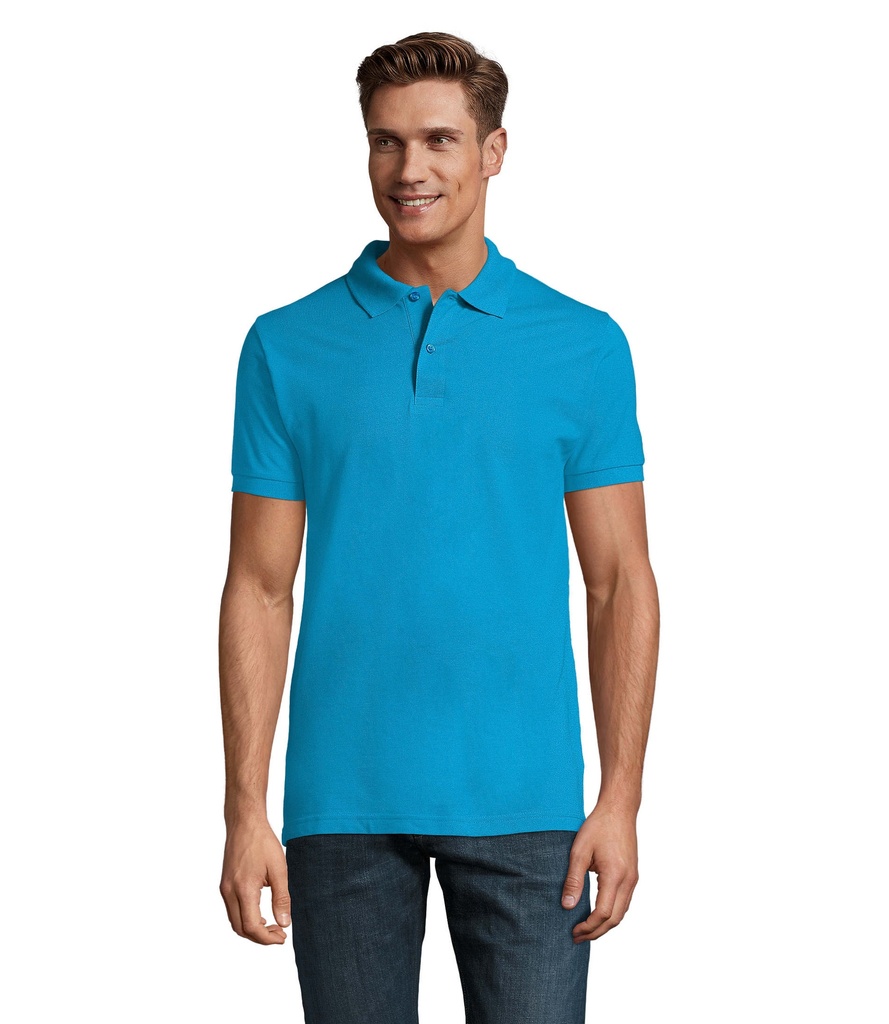 PERFECT MEN Polo 180g S11346-AQ - Aqua