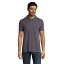 PERFECT MEN Polo 180g S11346-DG - Ciemny Szary