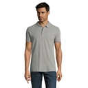 PERFECT MEN Polo 180g S11346-GY - Szary Melanż 2
