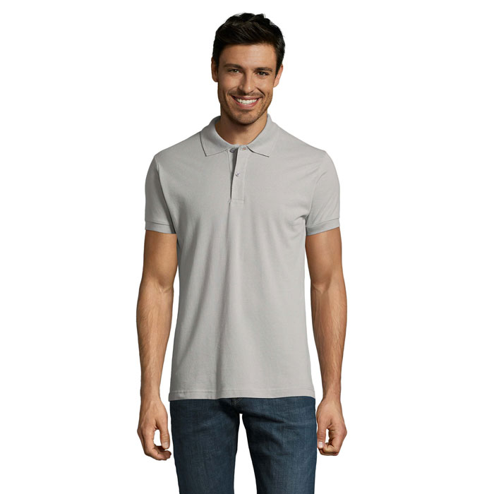 PERFECT MEN Polo 180g S11346-PG - Pure Grey