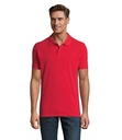 PERFECT MEN Polo 180g S11346-RD - Czerwony