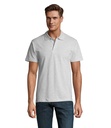 SPRING II MEN Polo 210g S11362-AS - Popiól