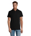 SPRING II MEN Polo 210g S11362-BK - Czarny